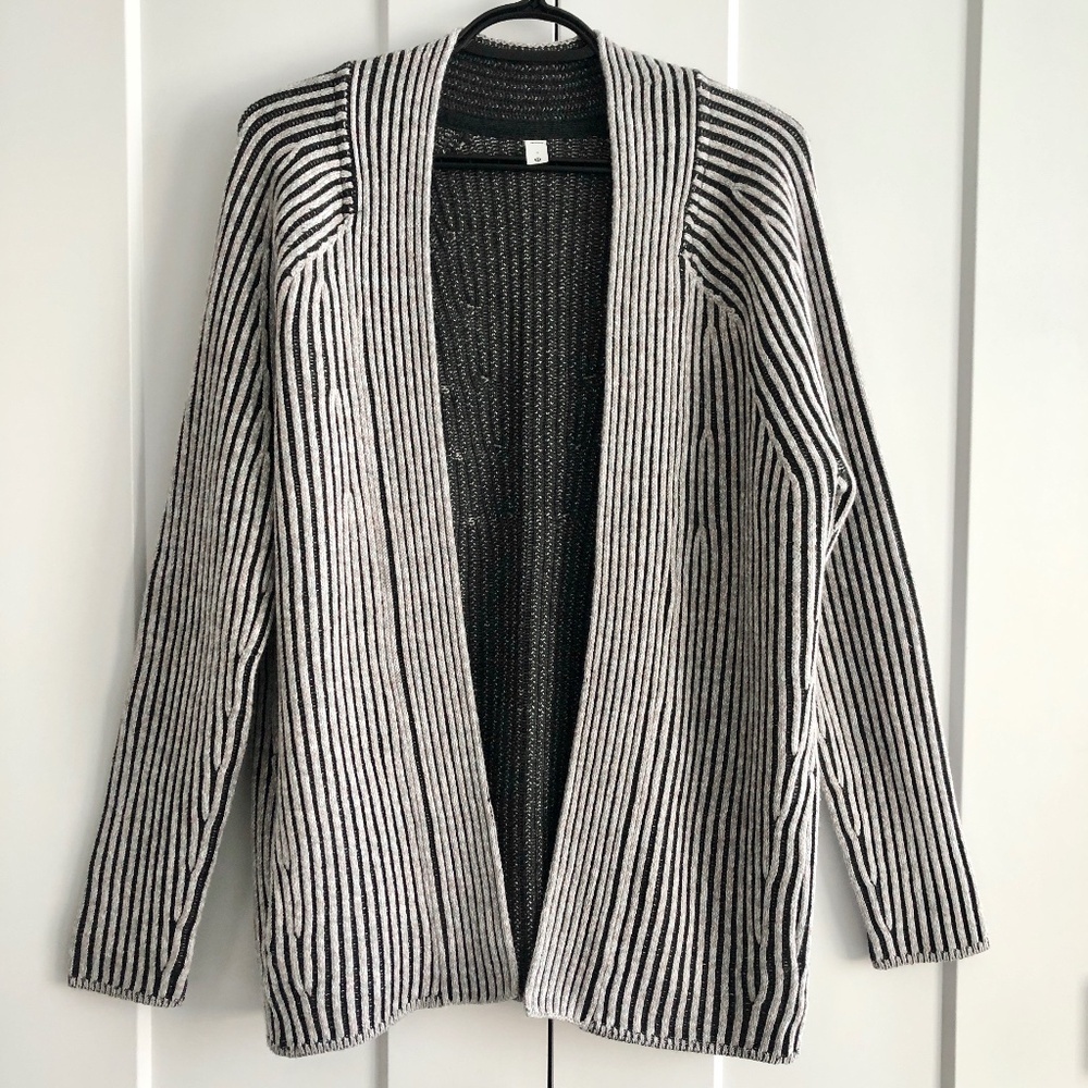 Lululemon, Cotton, Cashmere, Wool, Blend, Sweater, Wrap, Size 4, Nice Condition